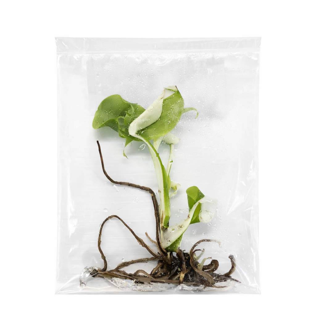 Monstera Borsigiana Albo Variegated 5 Pack - Tissue Culture