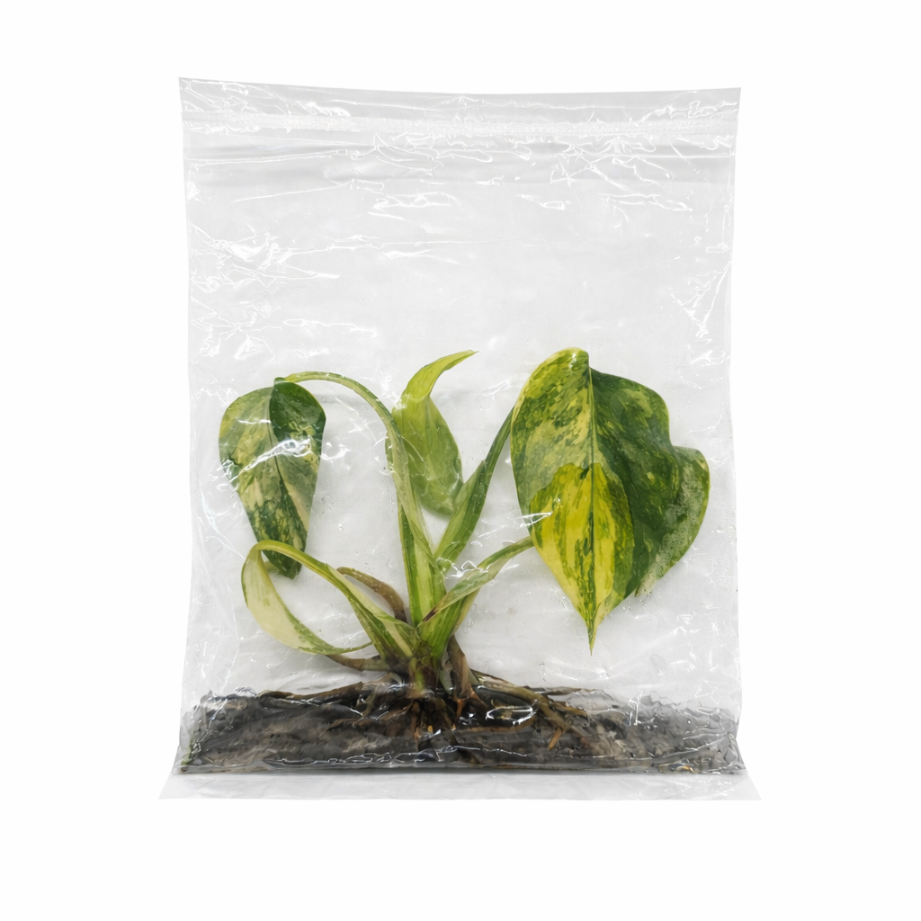 Monstera Borsigiana Aurea Variegated 5 Pack - Tissue Culture