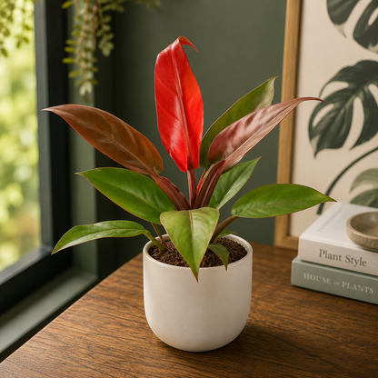 Philodendron Red Sun — Tissue Culture TC Plant | 10-Pack