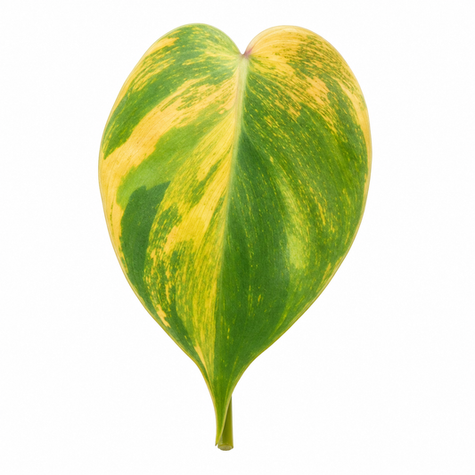 Philodendron Micans Aurea Variegated | Live Tissue Culture Plantlet | Rare Variegated TC Starter Plant | Collector Aroid